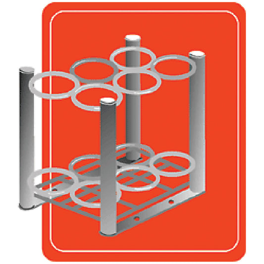 Cylinder Stand For 6 D/E Cylinders