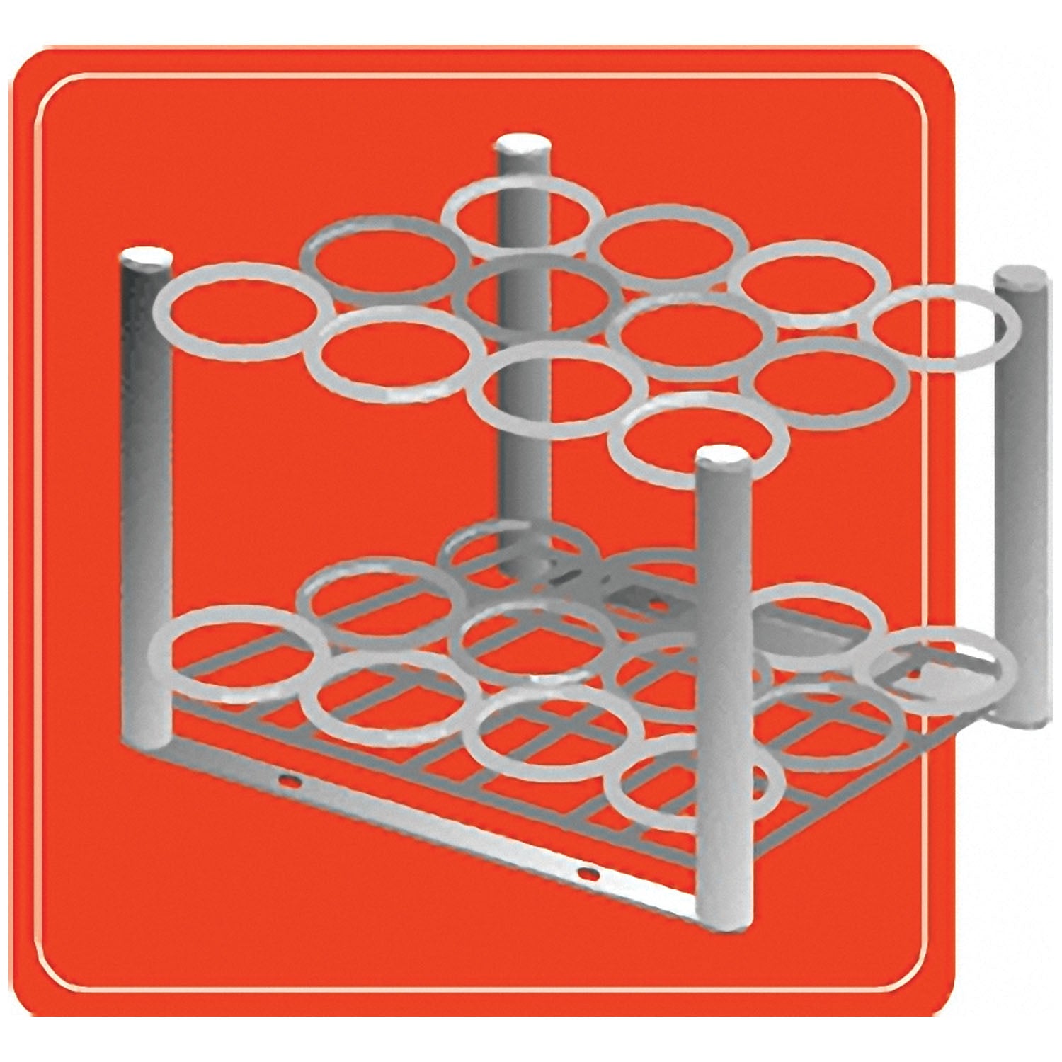 Cylinder Stand For 12 D/E Cylinders