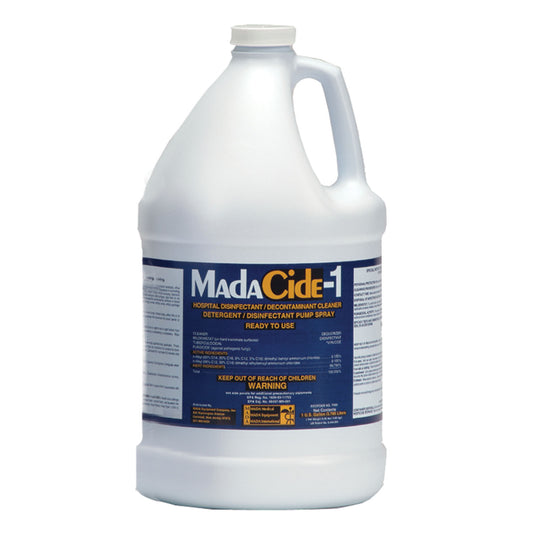 MadaCide-1 Disinfectant/ Cleaner, Gallon Bottle, 4/cs