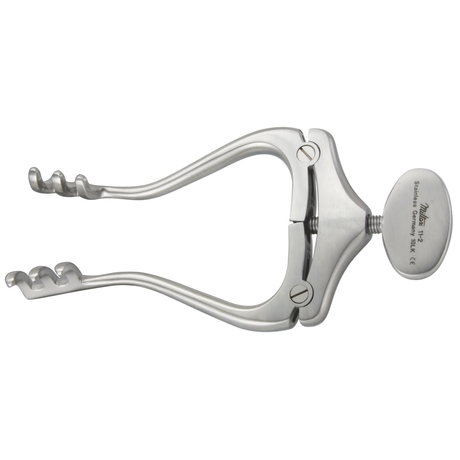 Jansen Retractor, 4_", Spread 3", 3 x 3 Blunt Prongs 10mm Deep, Standard Model
