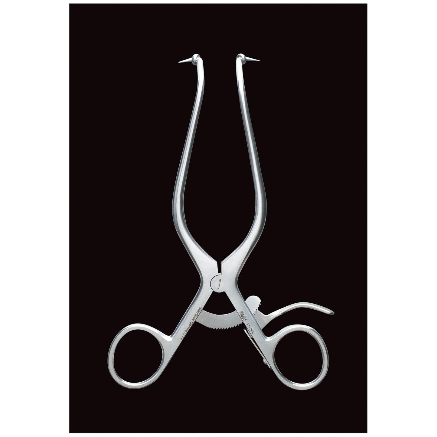 Gelpi Retractor, 6_", Ball Stops & Grip Lock