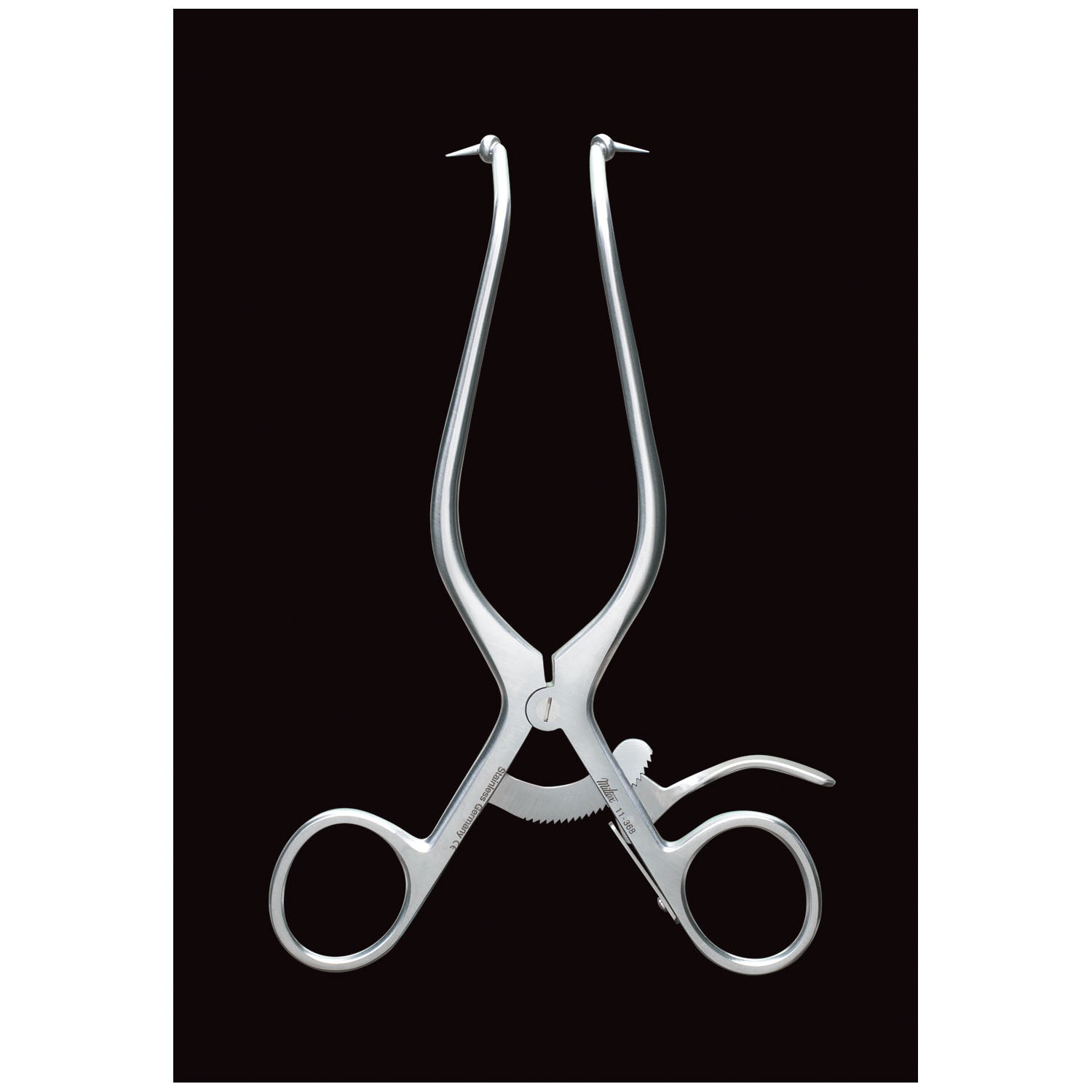 Gelpi Retractor, 6_", Ball Stops & Grip Lock