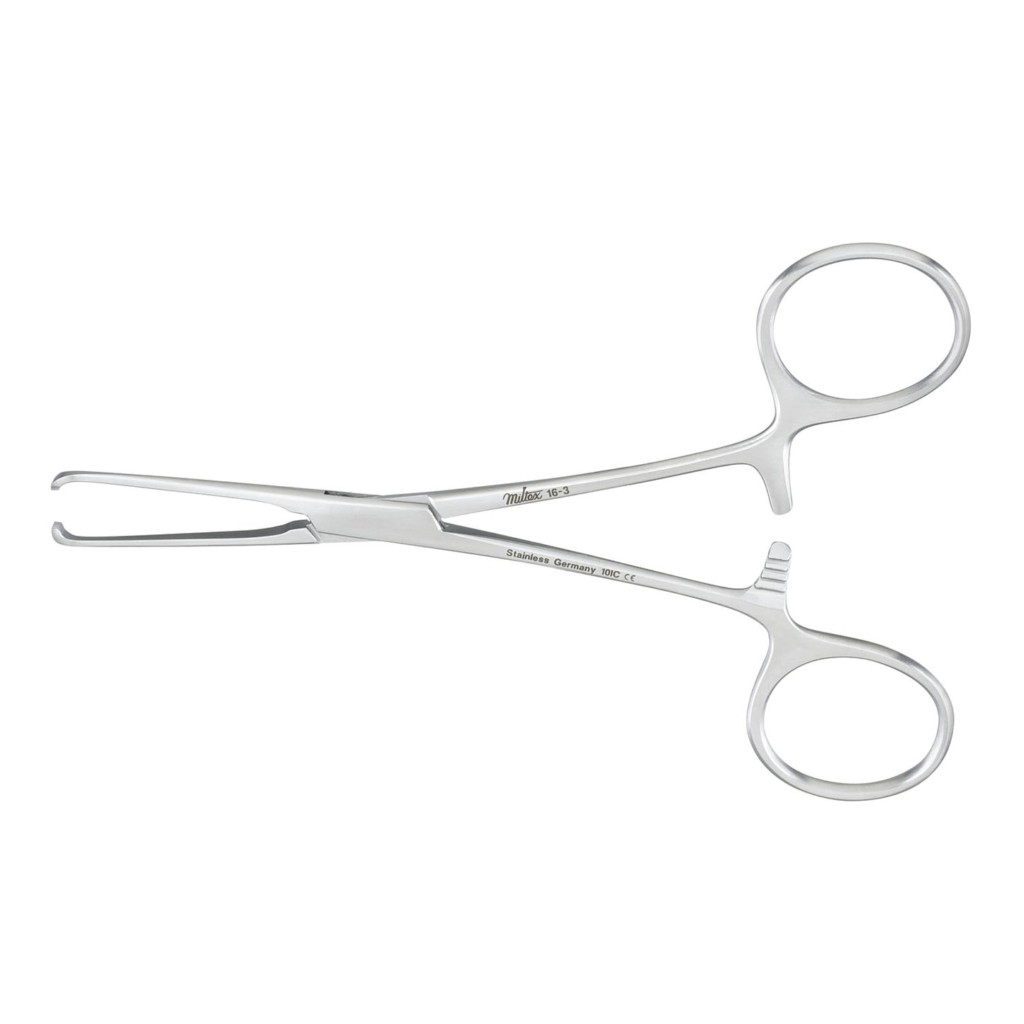 Baby Allis Tissue Forceps, 5", 4x5 Teeth, Extra Delicate Jaws 2.5mm Wide