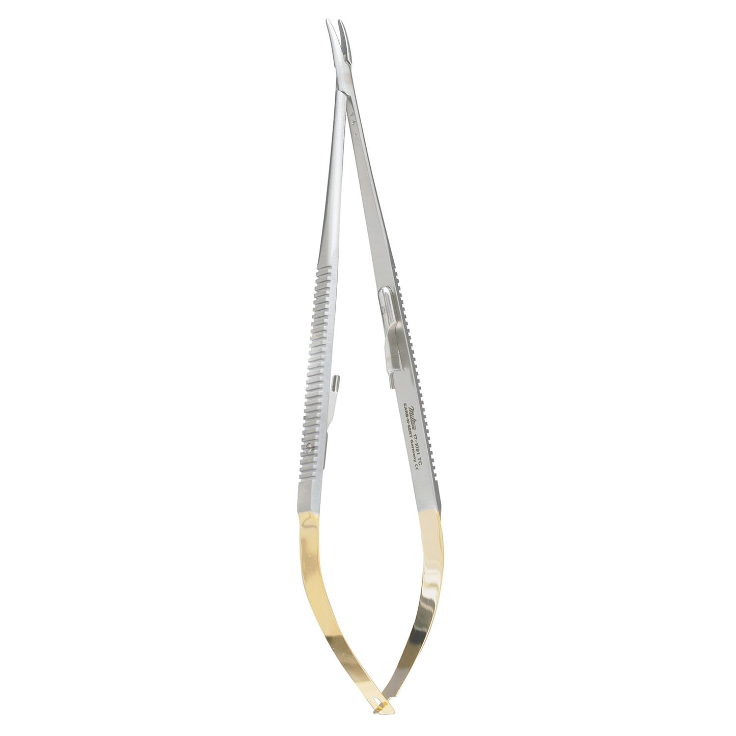 Jacobson Microvasular Needle Holder, 7", Curved