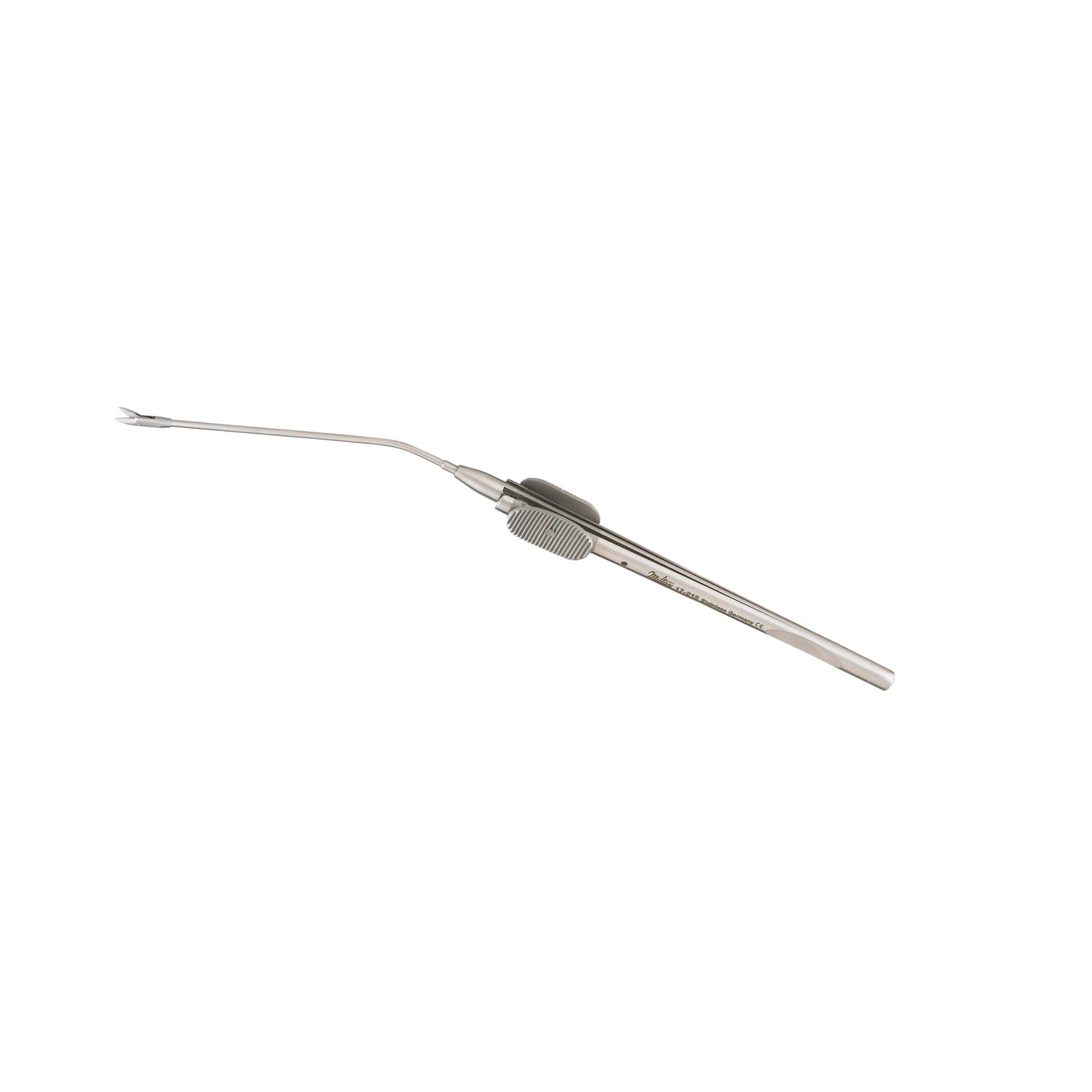Scissors/ Forceps, 4mm Long Blades, Angled Shaft