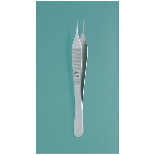 Dressing Forceps, 4_", Micro, Delicate, 0.5mm Wide Tips
