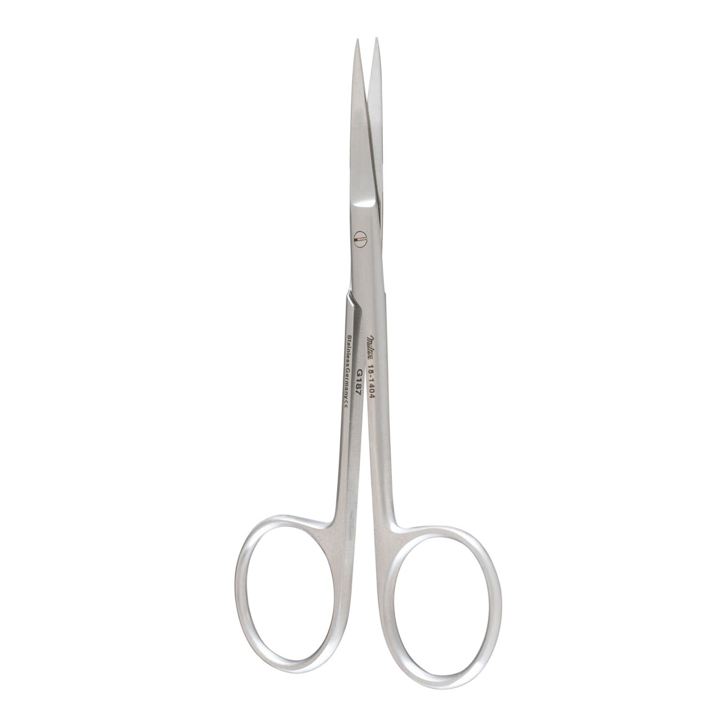 Iris Scissors, 4" Straight, Heavy Pattern