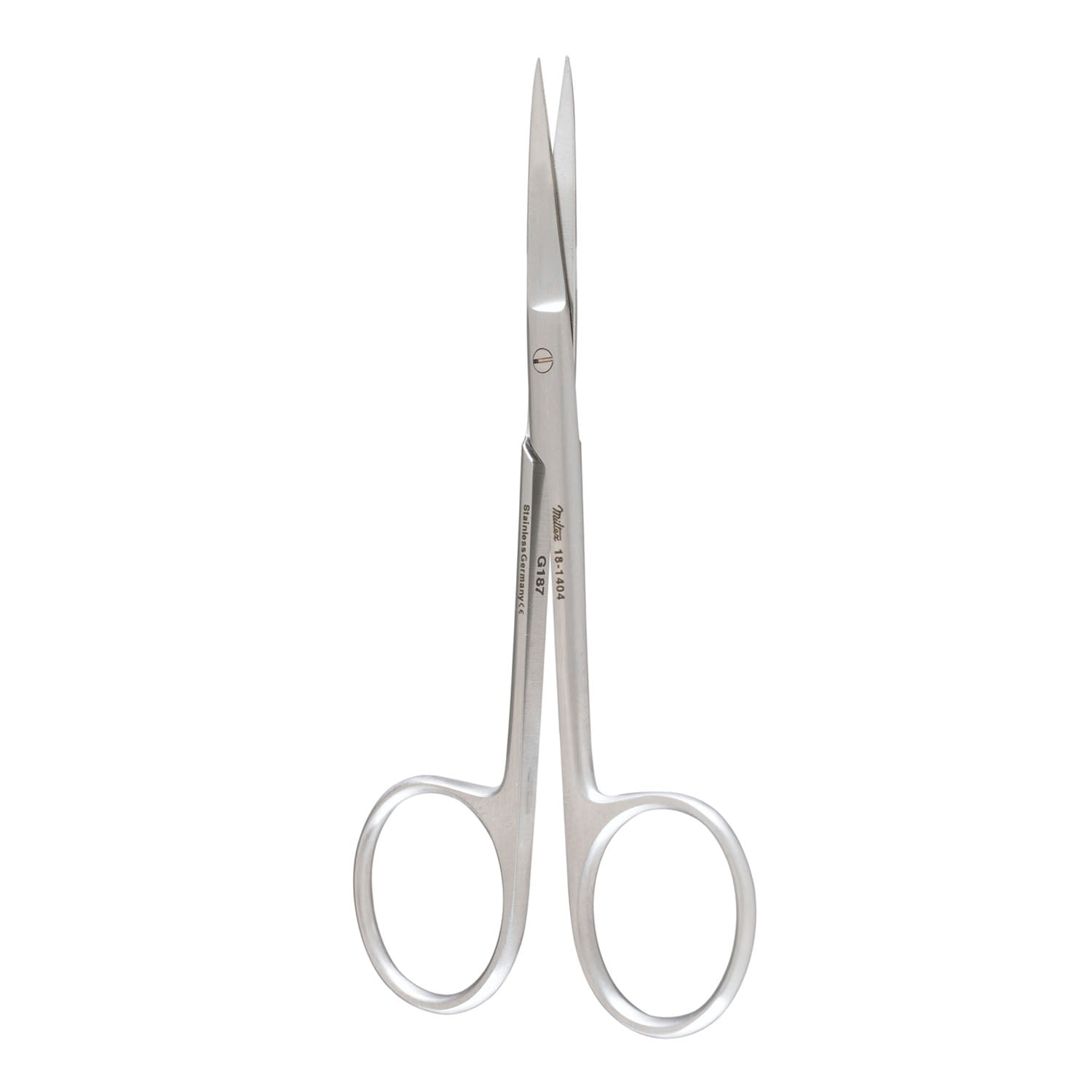 Iris Scissors, 4" Straight, Heavy Pattern