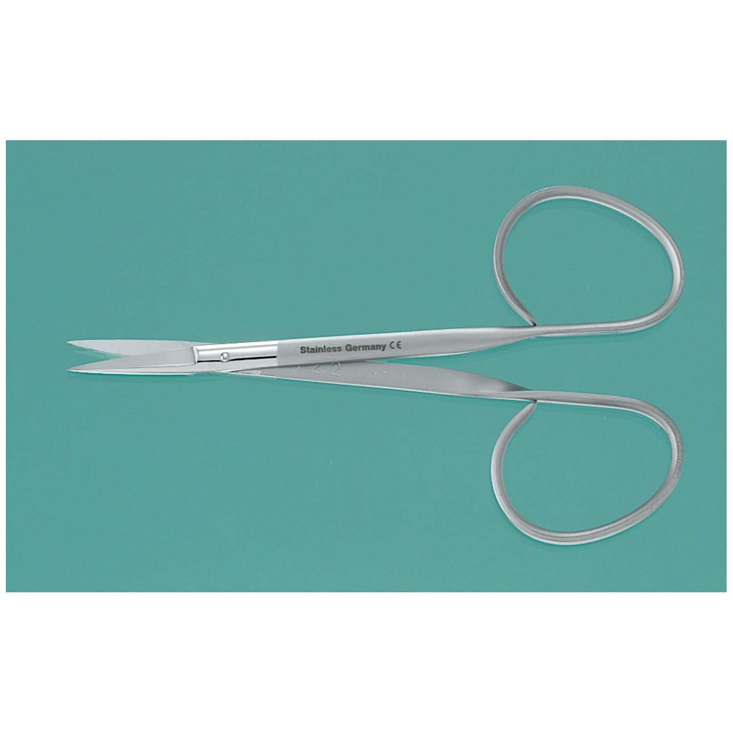 Iris Scissors, 4" Straight, Standard, Ribbon Type