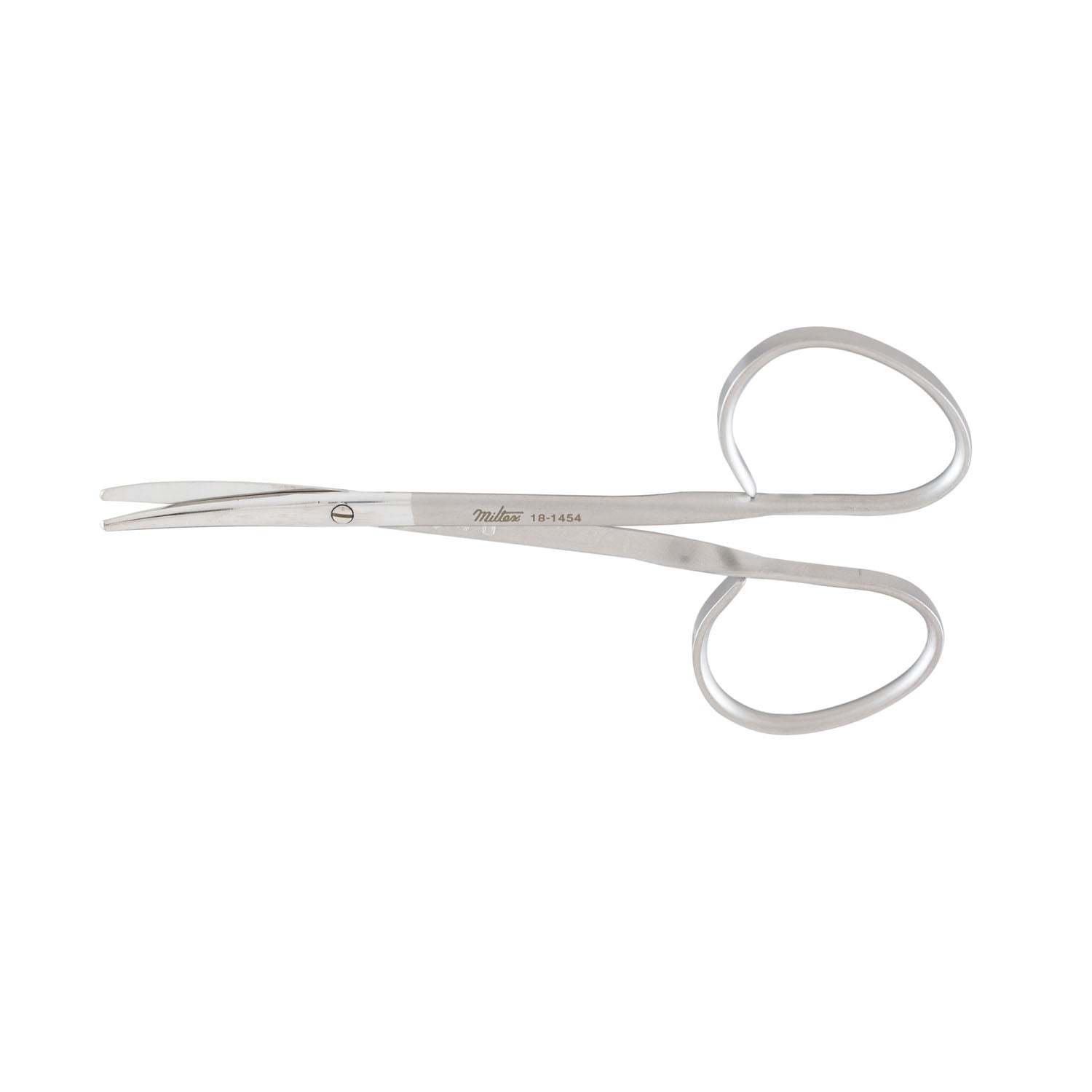 Strabismus Scissors, 4_" Curved, Ribbon Type