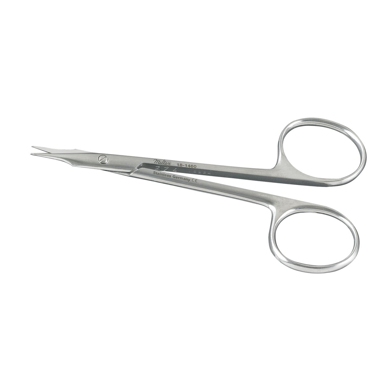 Stevens Tenotomy Scissors, 3_" Curved, Blunt Points Ribbon Type