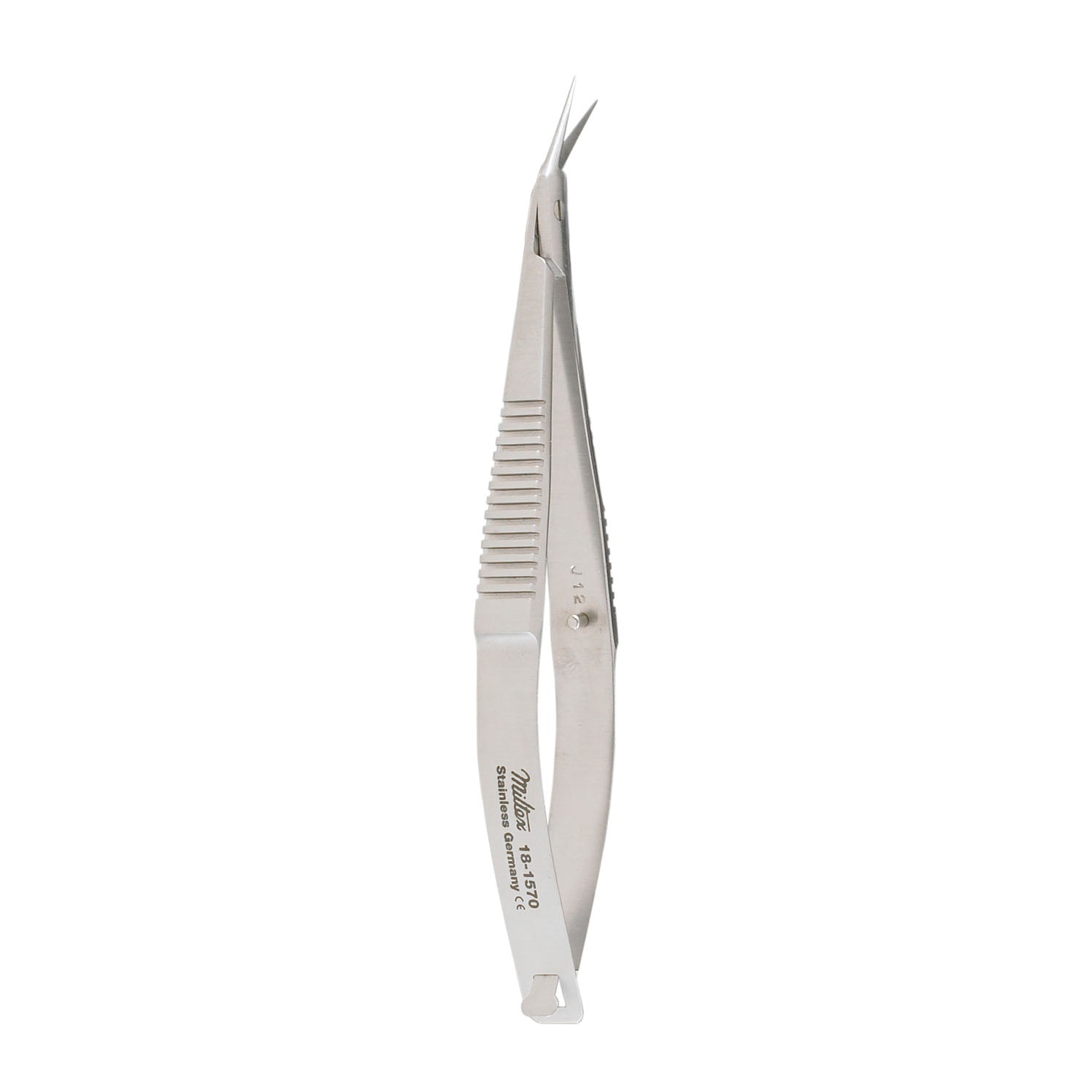 Corneal Scissors, 3_", Keratoplasty, Angled Blades, 11mm, Sharp Points