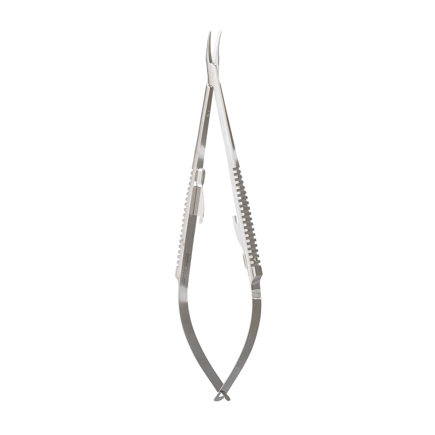 Castroviejo Needle Holder, 5_", Extra Delicate, Lock, Curved