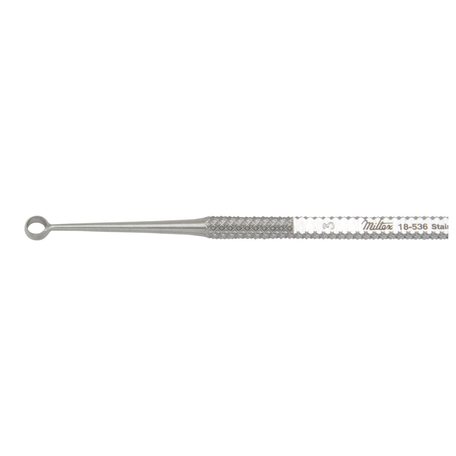 Heath Chalazion Curette, 4", Size 3, 3mm