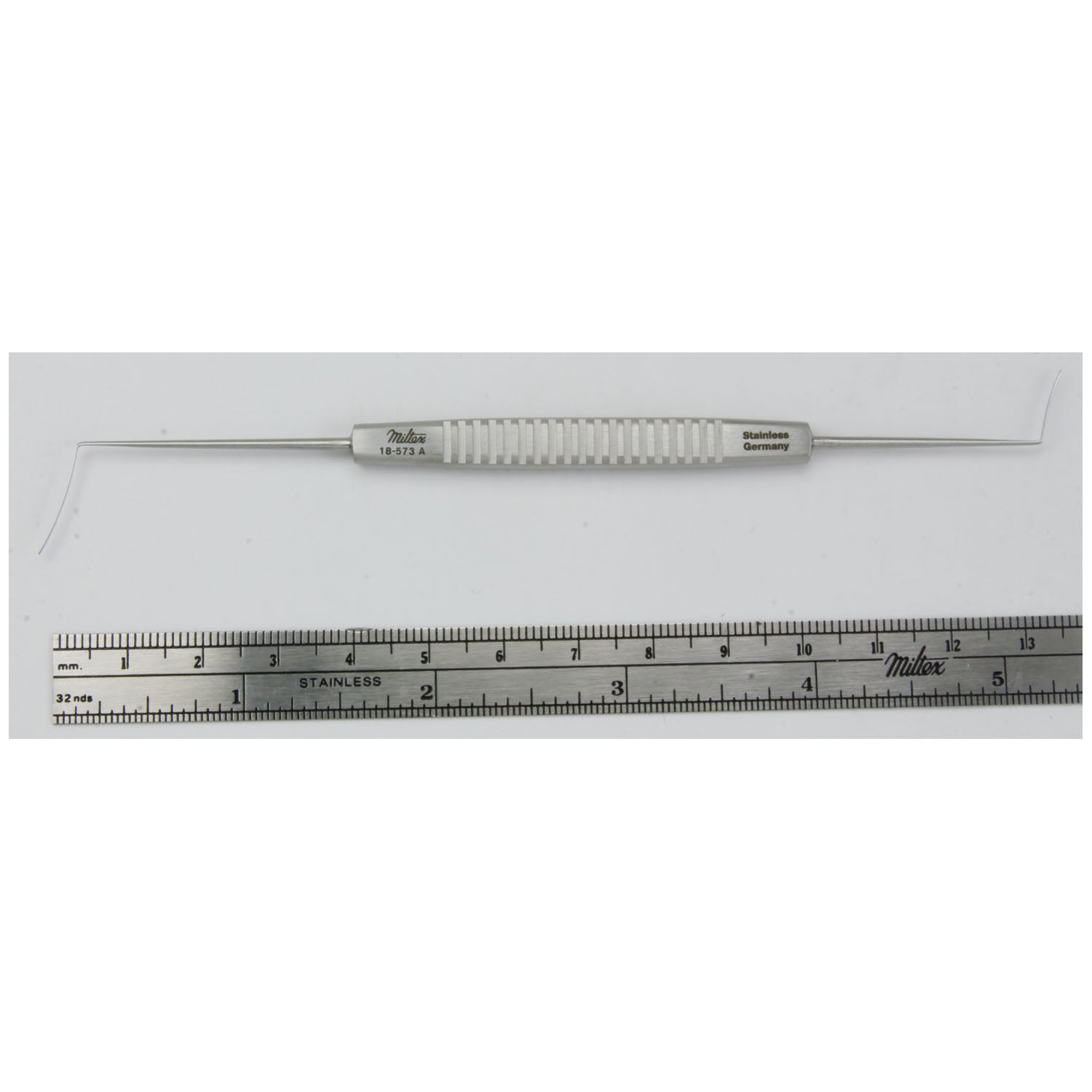 Cyclodialysis Spatula, 5_", Blades 10mm & 15mm x 0.75mm Wide