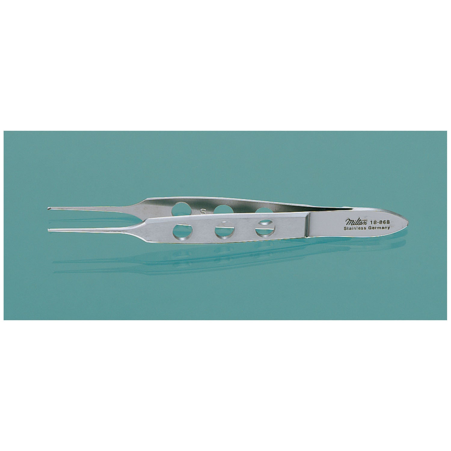 Bishop-Harmon Forceps, 3 3/8", Standard, 0.7mm, 1x2 Teeth