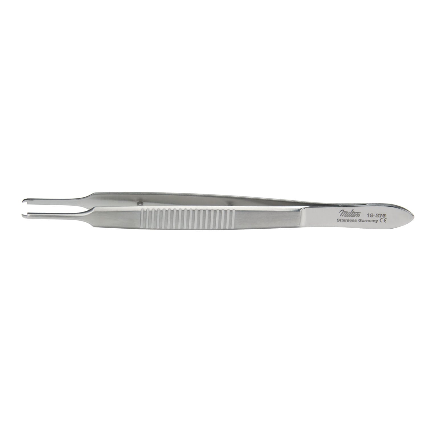 Fixation Forceps, Straight, 3_", 1 x 1 Curved Teeth Extending Beyond Each Other