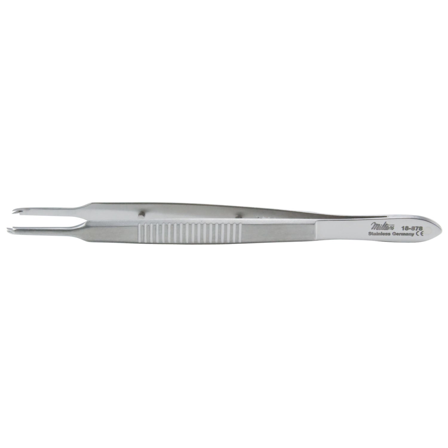 Fixation Forceps, Straight, 3_", 2 x 2 Curved Teeth Extending Beyond Each Other