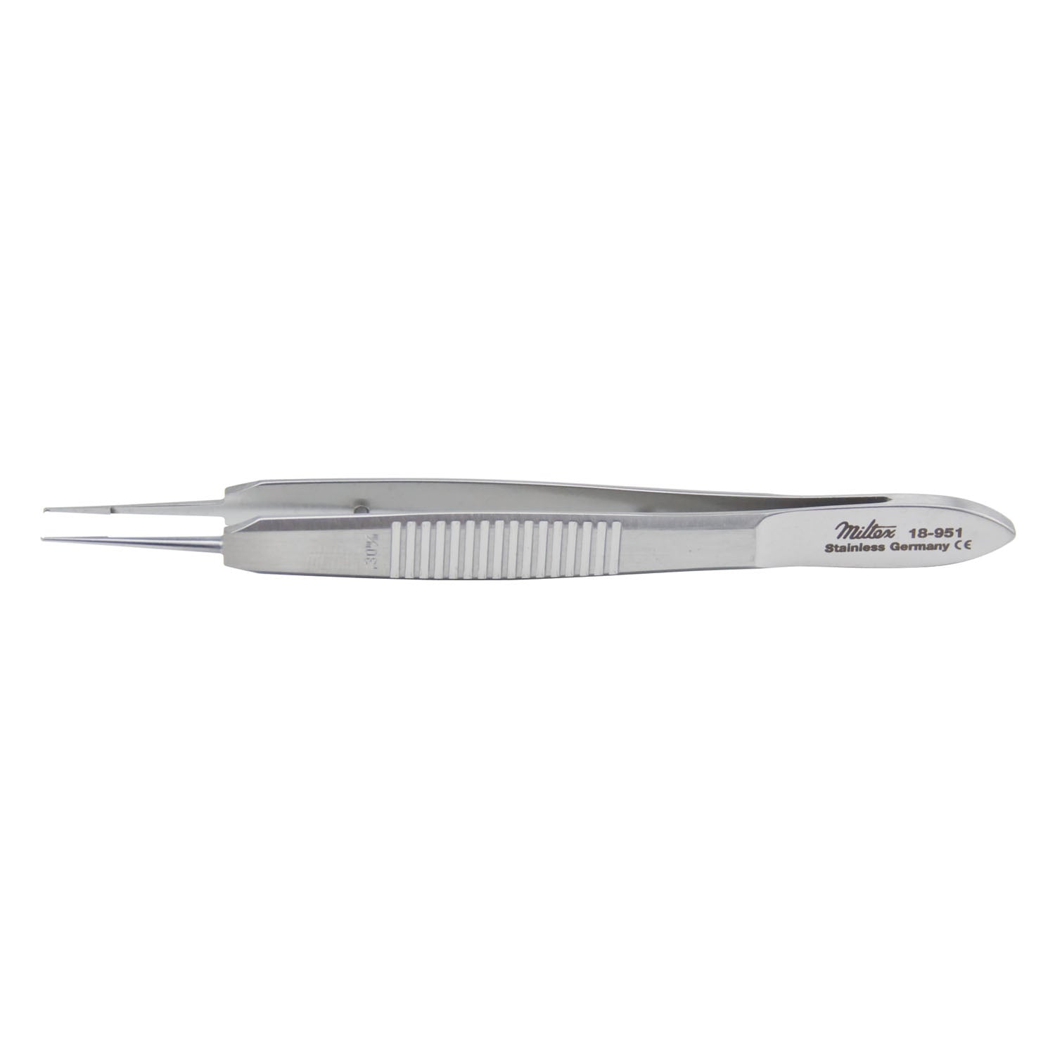 Suturing Forceps, 4", 1 x 2 Teeth 0.3mm