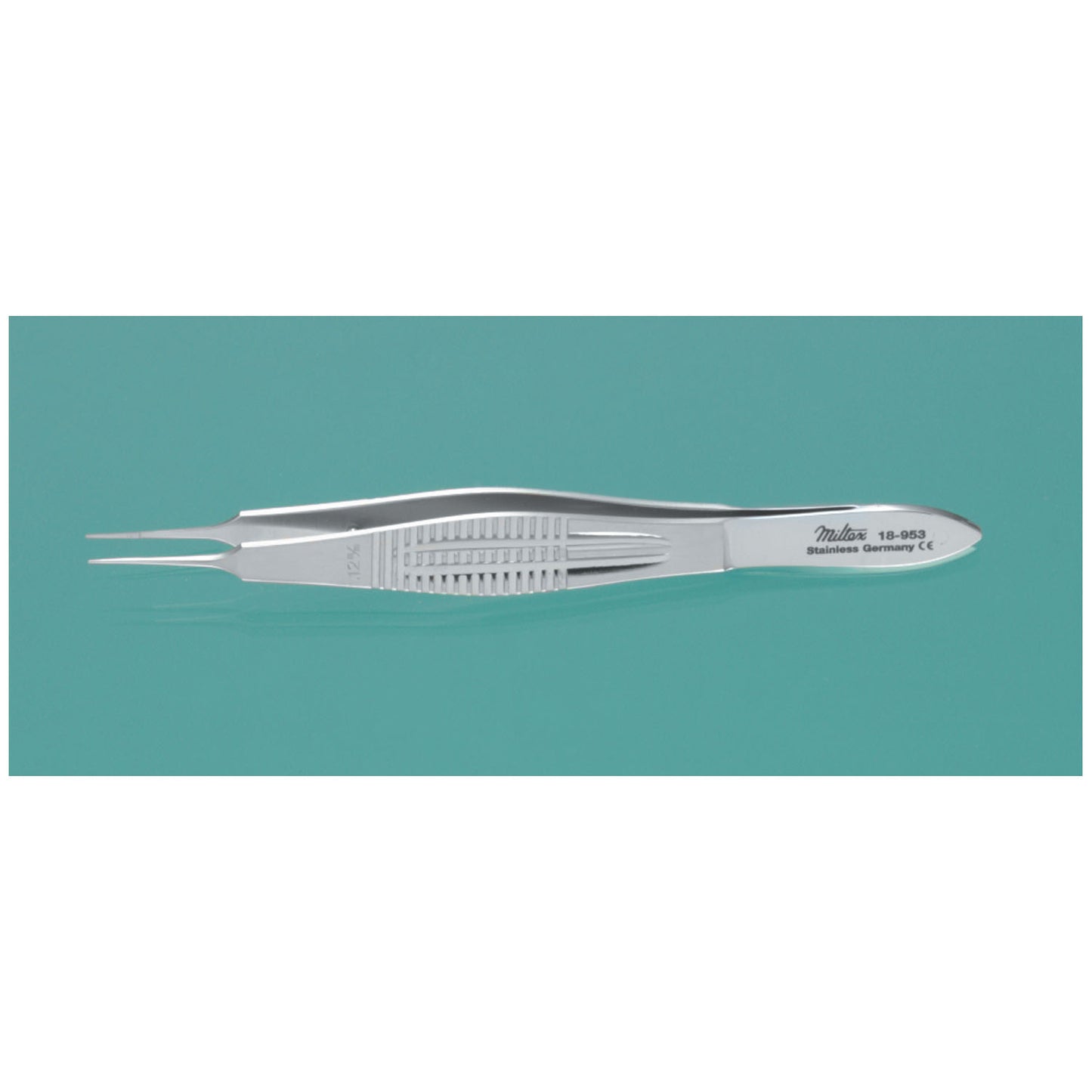 Suturing Forceps, 4", 11mm Wide Handles, 1 x 2 Teeth 0.12mm