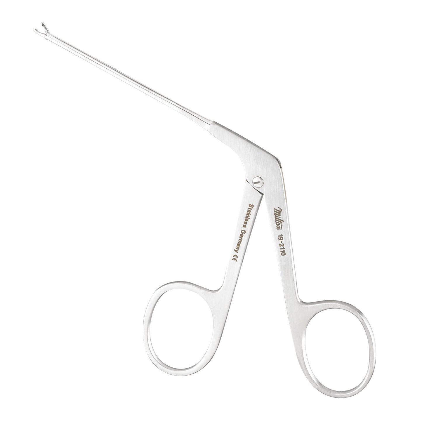 Ear Forceps, Oval Cup Jaws 0.8mm Wide