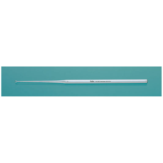 0 Ear Curette, Sharp, Straight Size