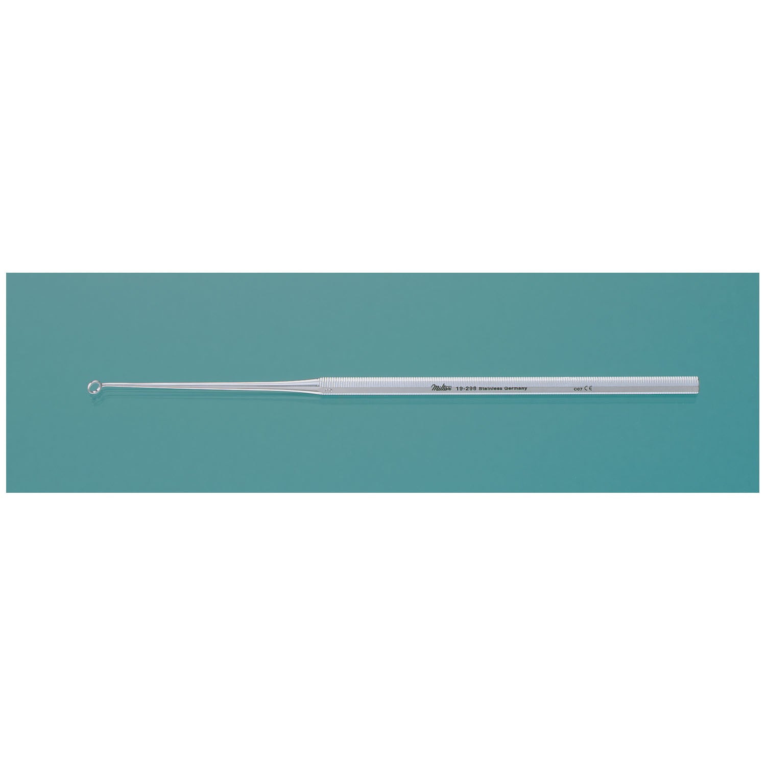 3 Ear Curette, Blunt, Angled Size