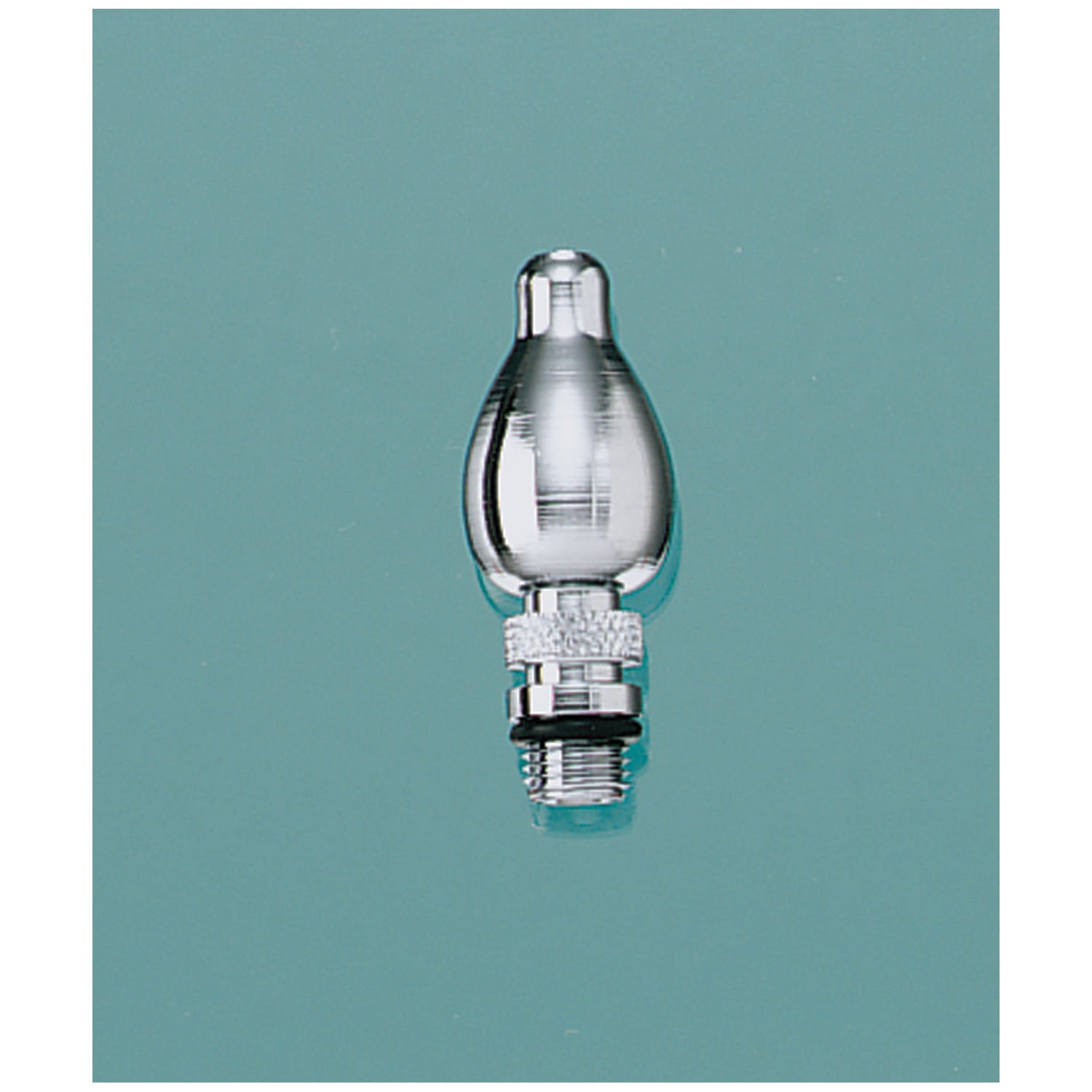 Ear Syringe Short Bulbous Tip, Chrome
