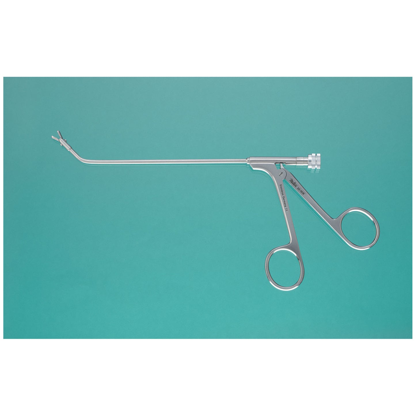 Frontal Sinus Giraffe Forceps, 3x5mm, 45D Vertical Jaws, Luer Lock Port/ Cleaning