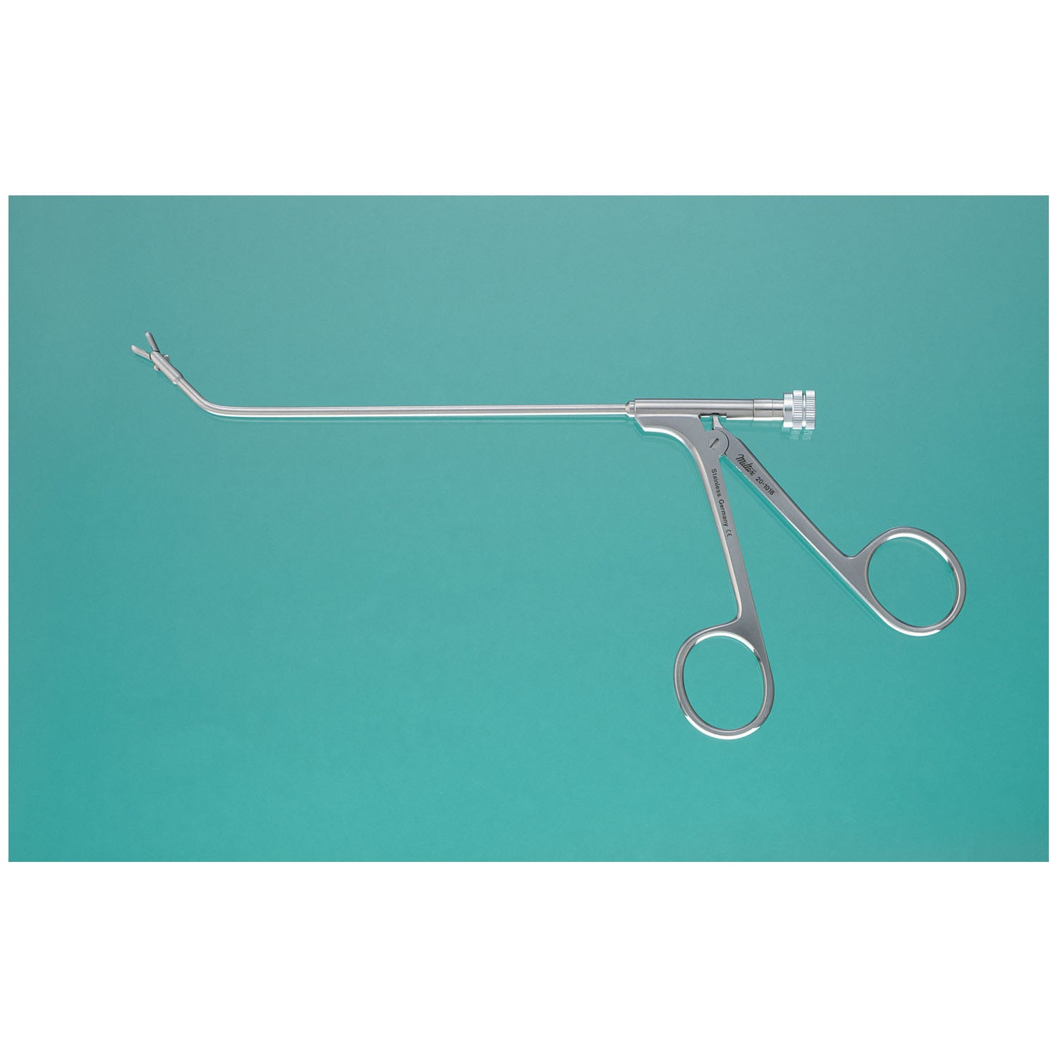 Frontal Sinus Giraffe Forceps, 3x5mm, 45D Vertical Jaws, Luer Lock Port/ Cleaning