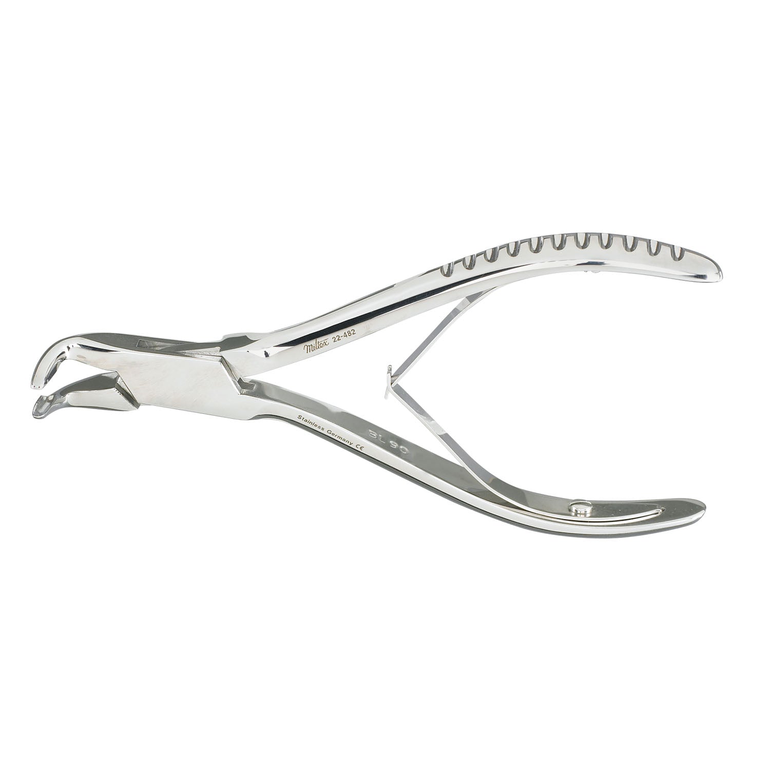 Oral Surgery Rongeur, 6", Beaks At 90 Angle