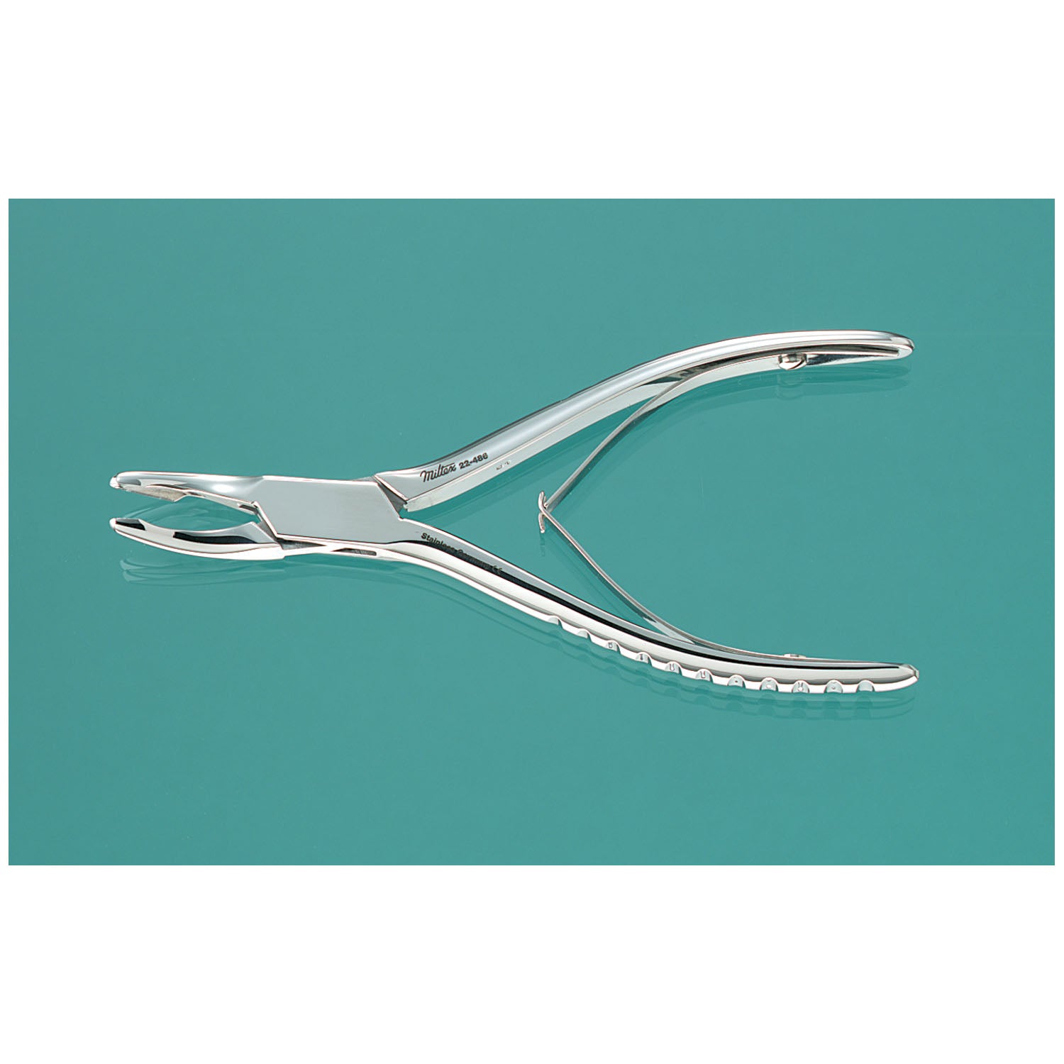 Oral Surgery Rongeur, 5_", No. 4 Pattern, Slightly Curved Beaks