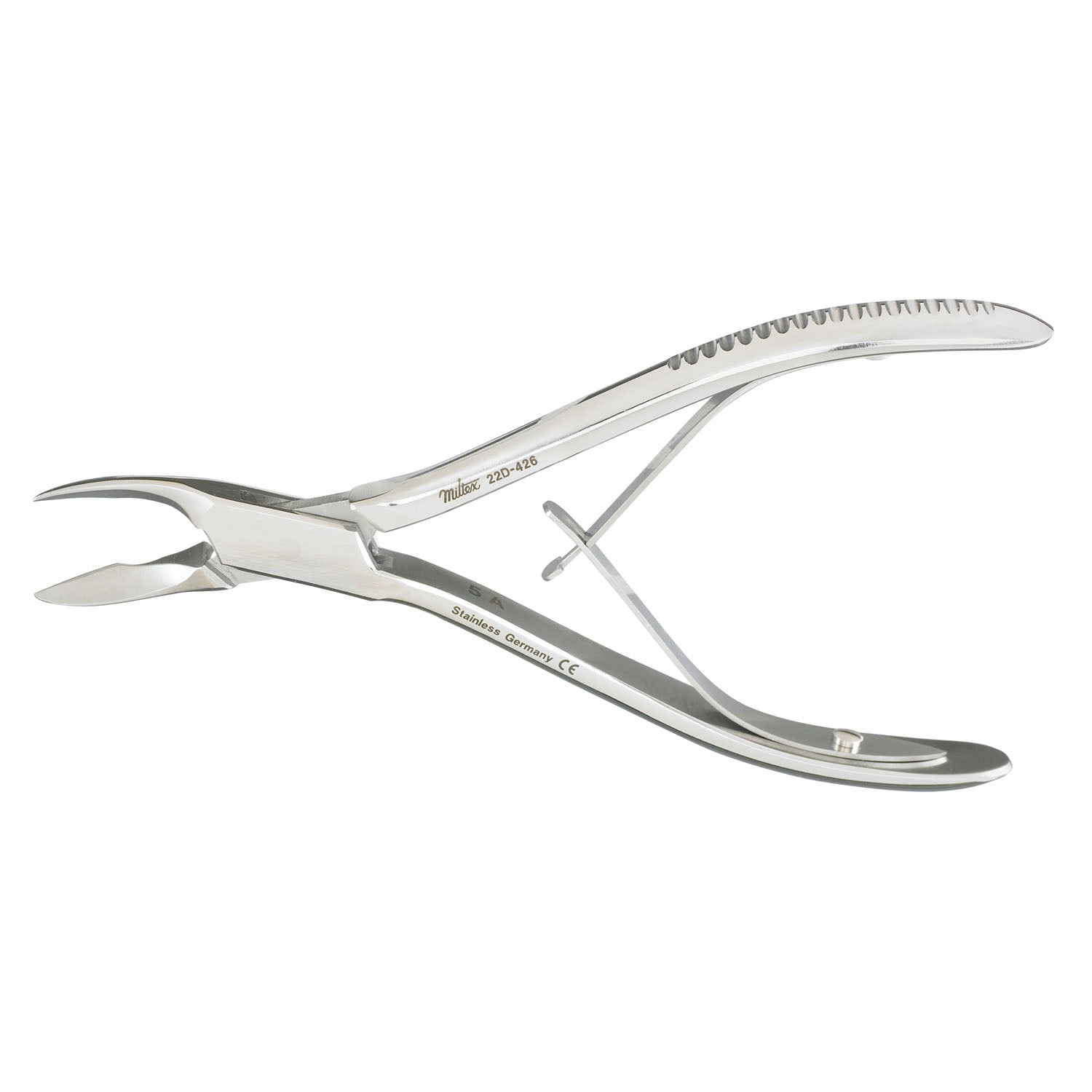 Oral Surgery Rongeur, 6_", No. 5A Pattern, Side Cutting, Slightly Curved