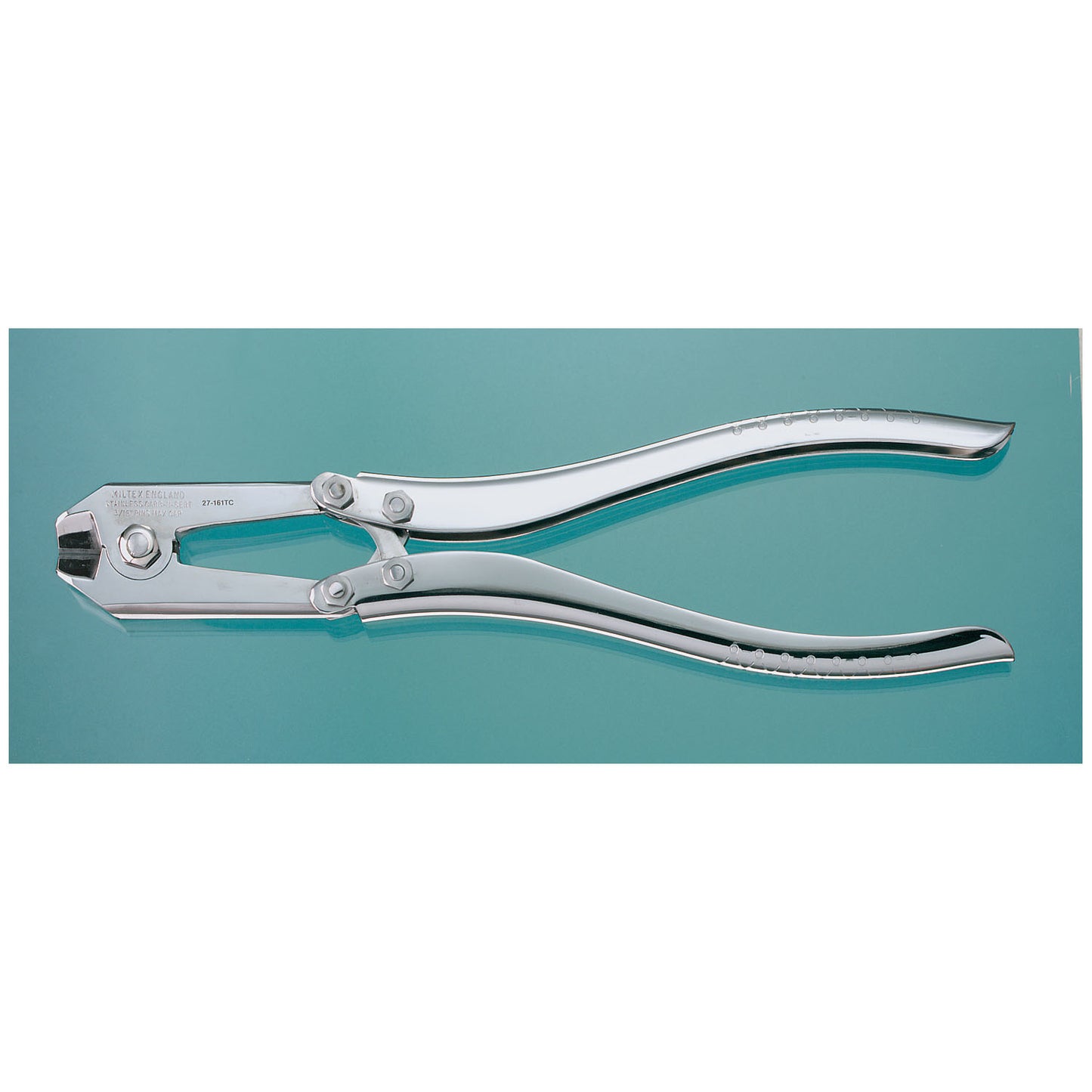 Pin Cutter, 15" Double Action, Heavy Duty, CARB-N-SERT Cutting Blades, Will Cut up to 4.8 mm (3/16") Dia, Stainless