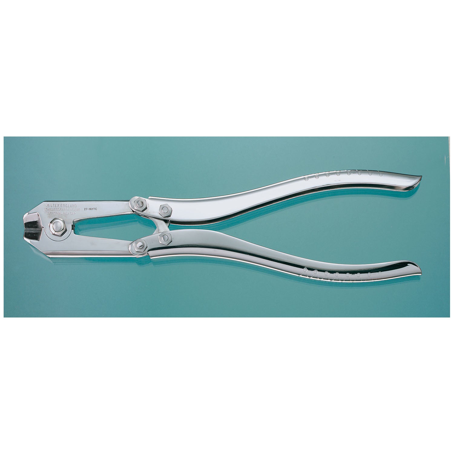Pin Cutter, 15" Double Action, Heavy Duty, CARB-N-SERT Cutting Blades, Will Cut up to 4.8 mm (3/16") Dia, Stainless