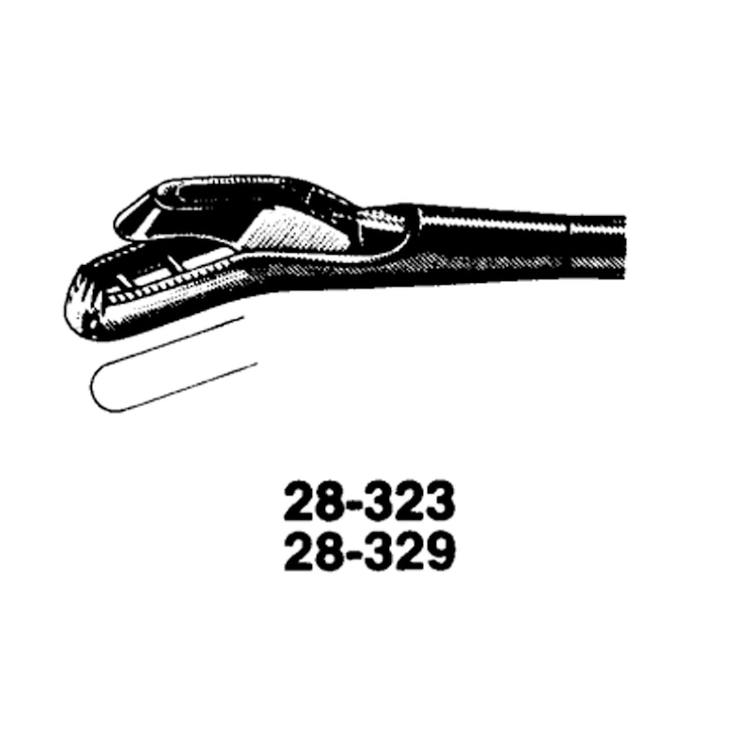 Biopsy Forceps, 14", Ring Handle & Teeth