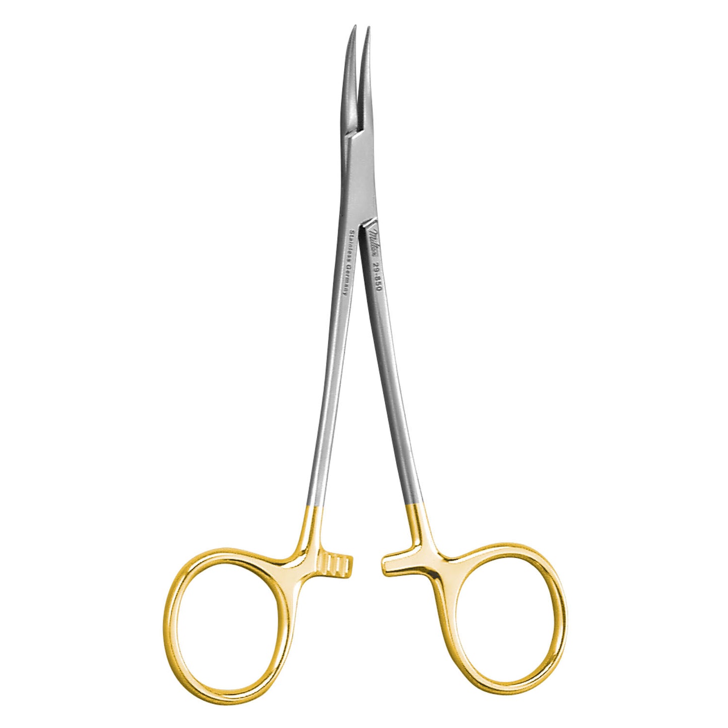 No Scalpel Vasectomy Hemostat, Sharp Point, Smooth Jaws, Curved, 5_"