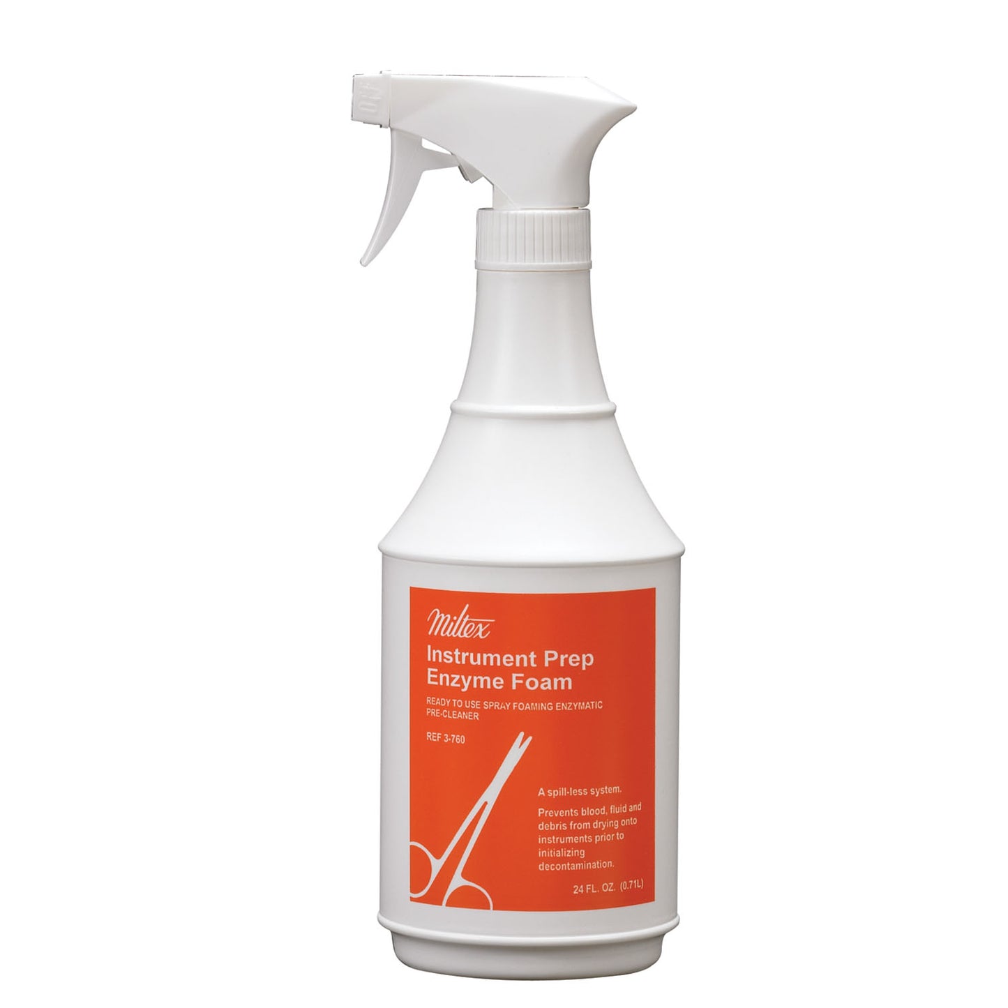 Instrument Prep Enzyme Foam, 24 oz Spray Bottle, 12/cs
