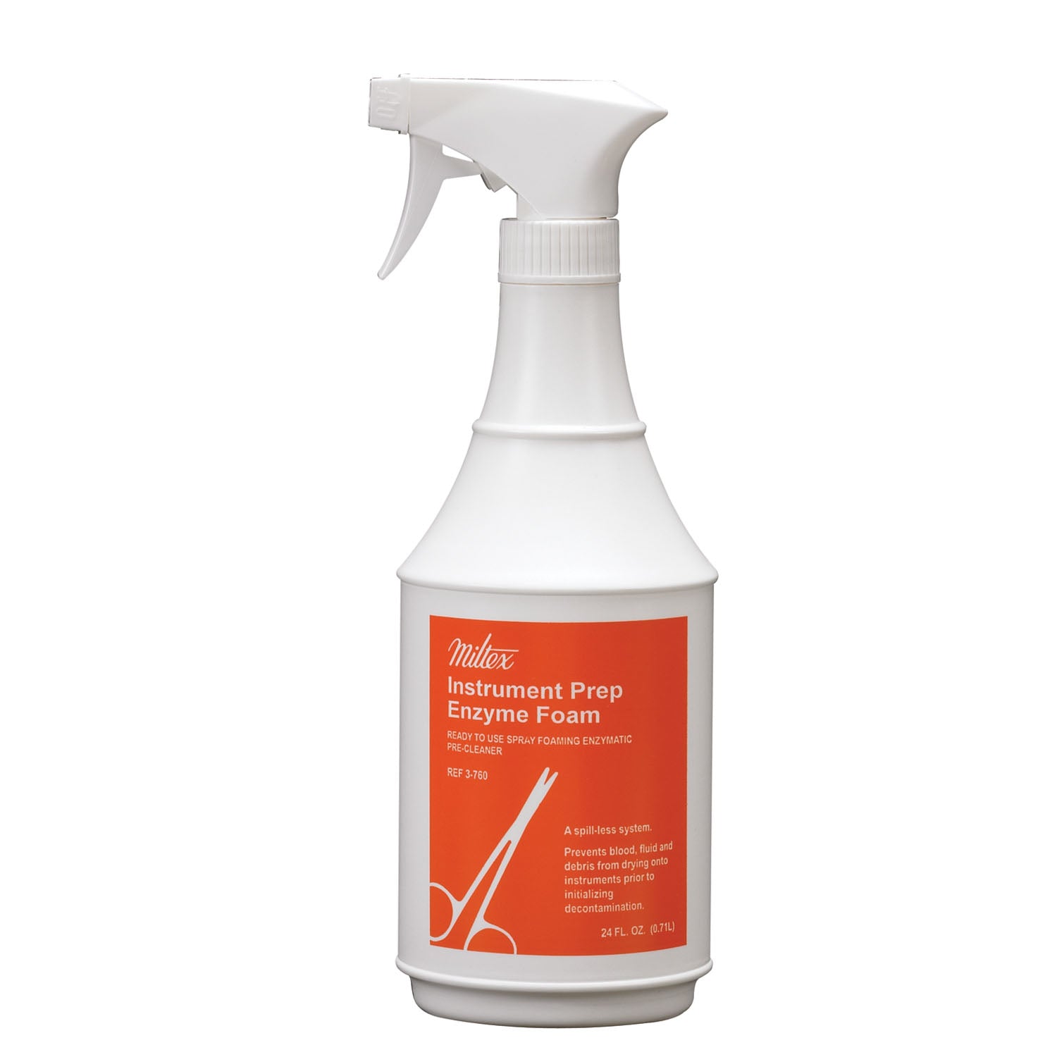 Instrument Prep Enzyme Foam, 24 oz Spray Bottle, 12/cs
