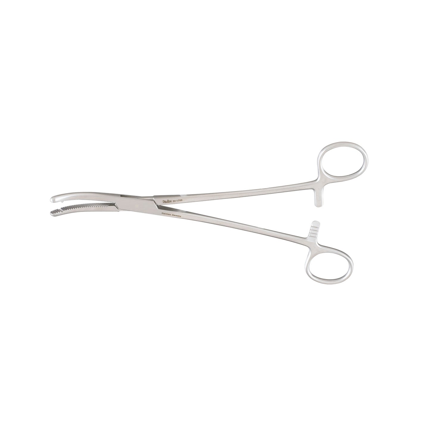 Heaney Forceps, 8_", Heavy Pattern, Single Tooth, Curved
