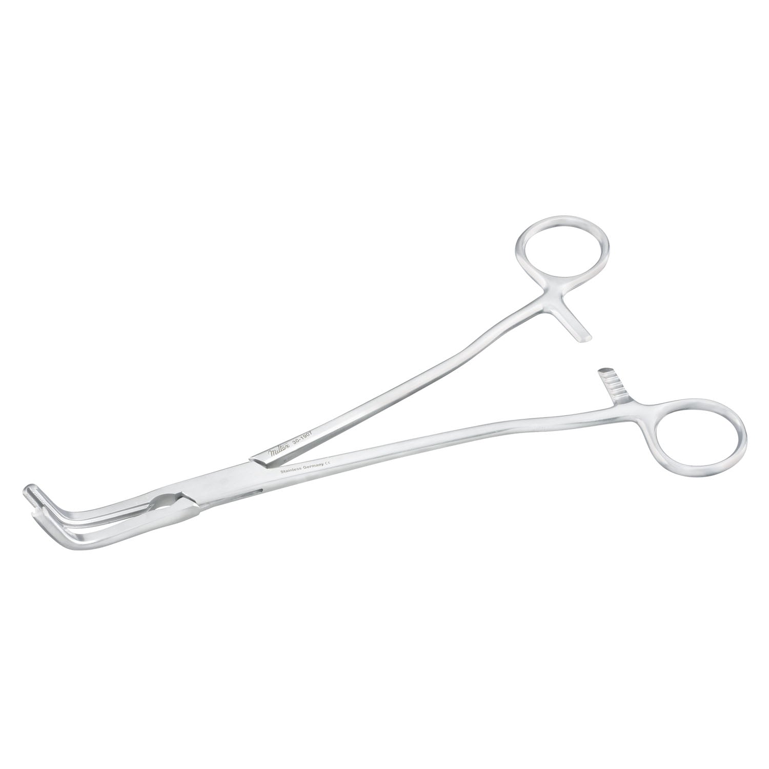 Forceps, 9_" (24.1cm), Angled, Flared Shanks