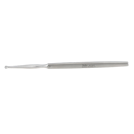 Dermal Curette, Size 0, 5_" Oval Narrow Handles