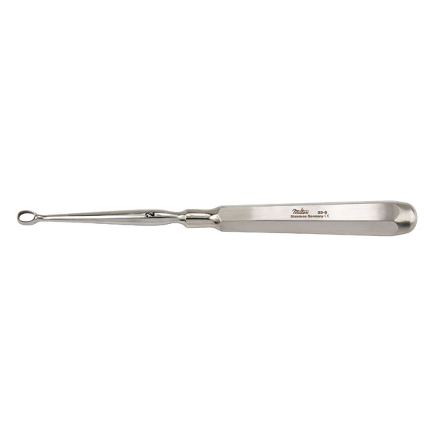 Dermal Curette, Size 2, 6_" Oval