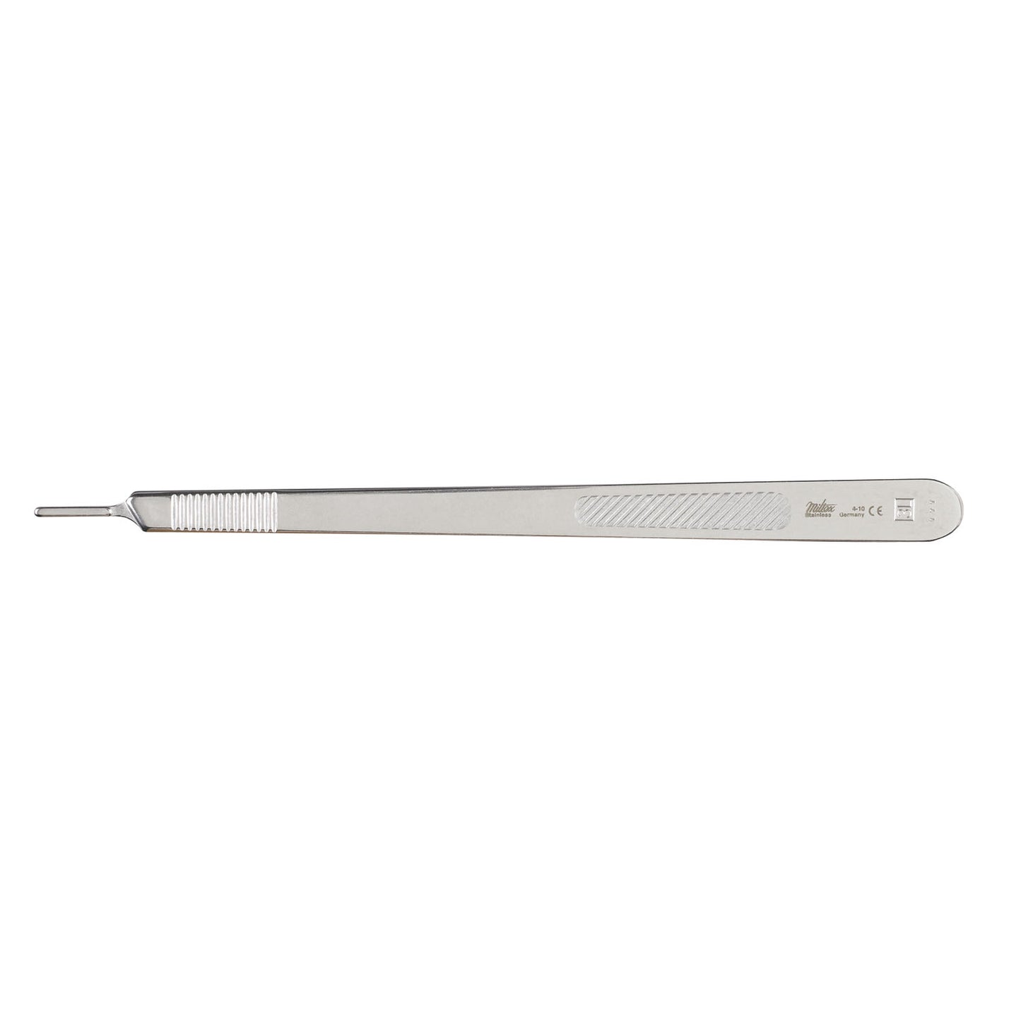 3 Scalpel Handle, 5", Rustless, Nickel Plated, Fits Blade Sizes 10, 11, 12, 12B, 15 & 15C
