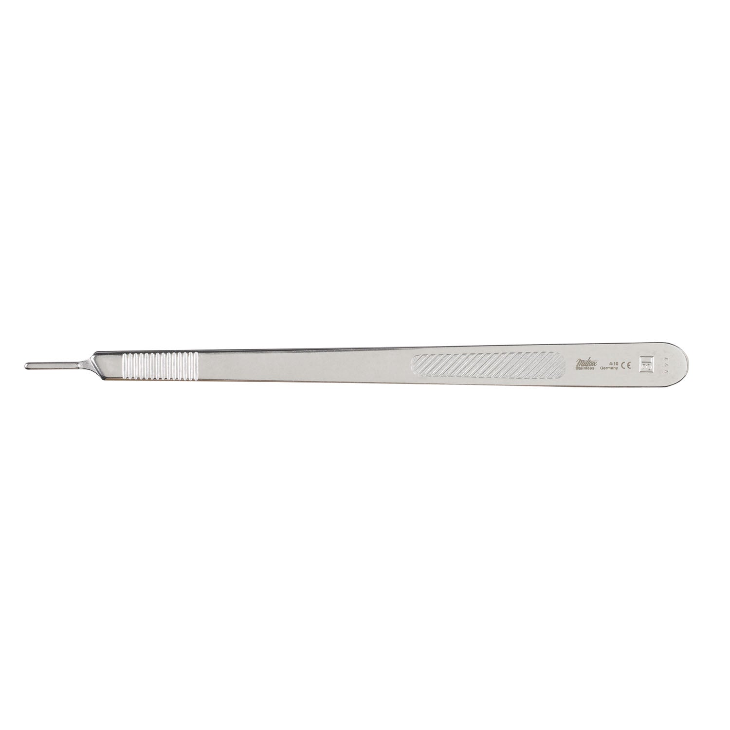 3 Scalpel Handle, 5", Rustless, Nickel Plated, Fits Blade Sizes 10, 11, 12, 12B, 15 & 15C