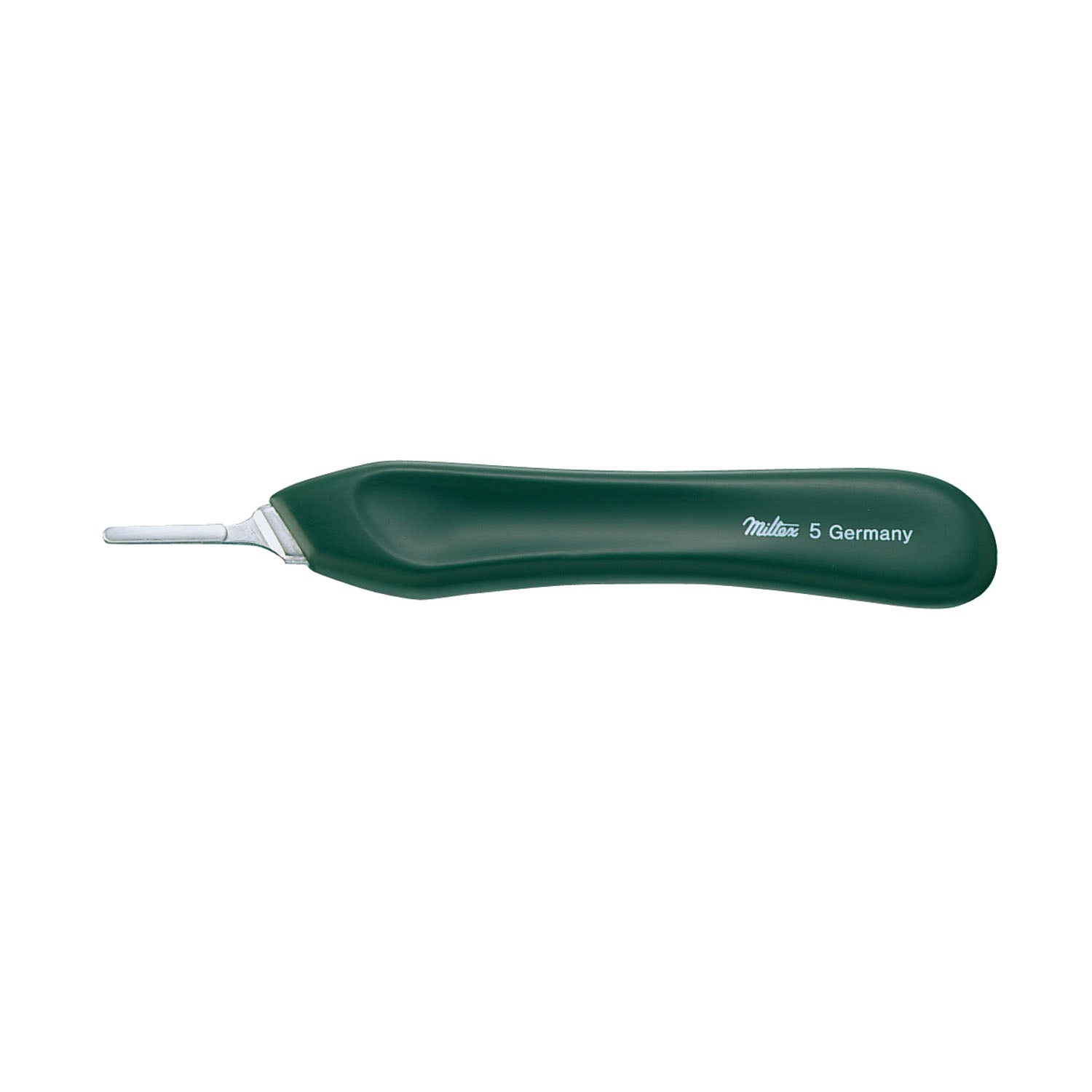 5 Scalpel Handle, 5", Plastic Handle, Green, Fits Blade Sizes 10, 11, 12, 12B, 15 & 15C