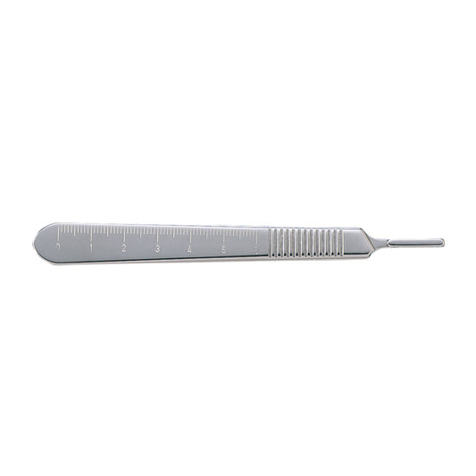 3 Scalpel Handle, 5", Fits Blade Sizes 10, 11, 12, 12B, 15 & 15C