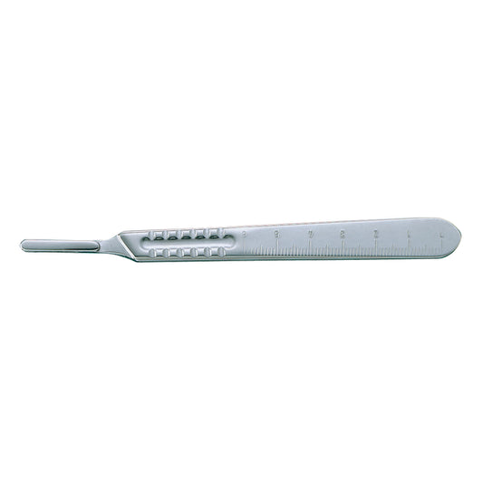 4 Scalpel Handle, 5 3/8", Fits Blade Sizes 20, 21, 22, 23 & 25