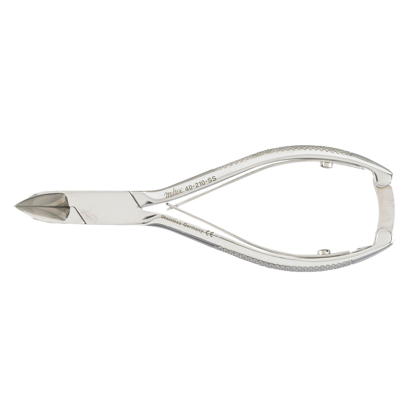 Nail Nipper, 5_", Stainless, Concave Jaws, Double Spring