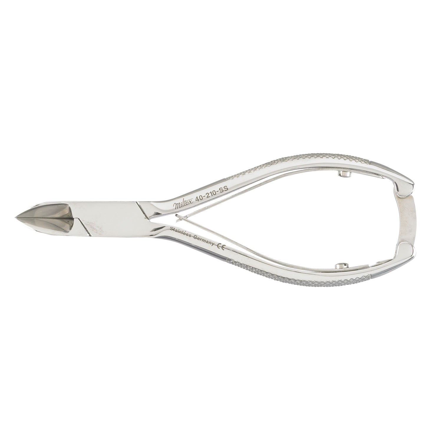 Nail Nipper, 5_", Stainless, Concave Jaws, Double Spring